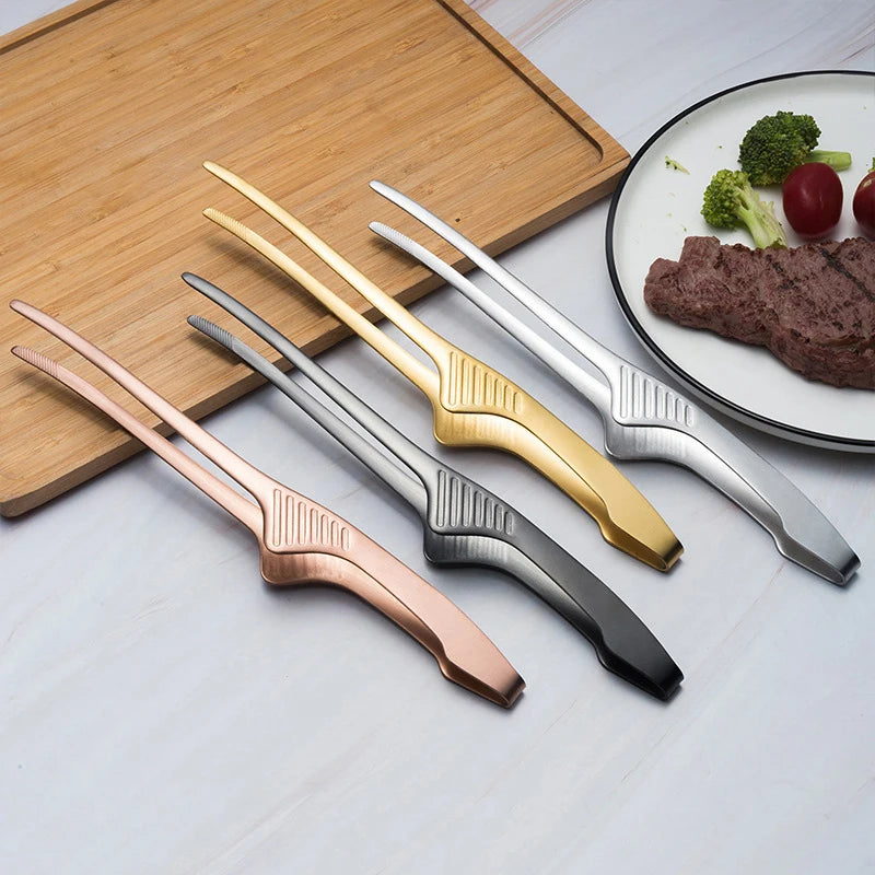 BBQ Food Tongs Stainless Steel