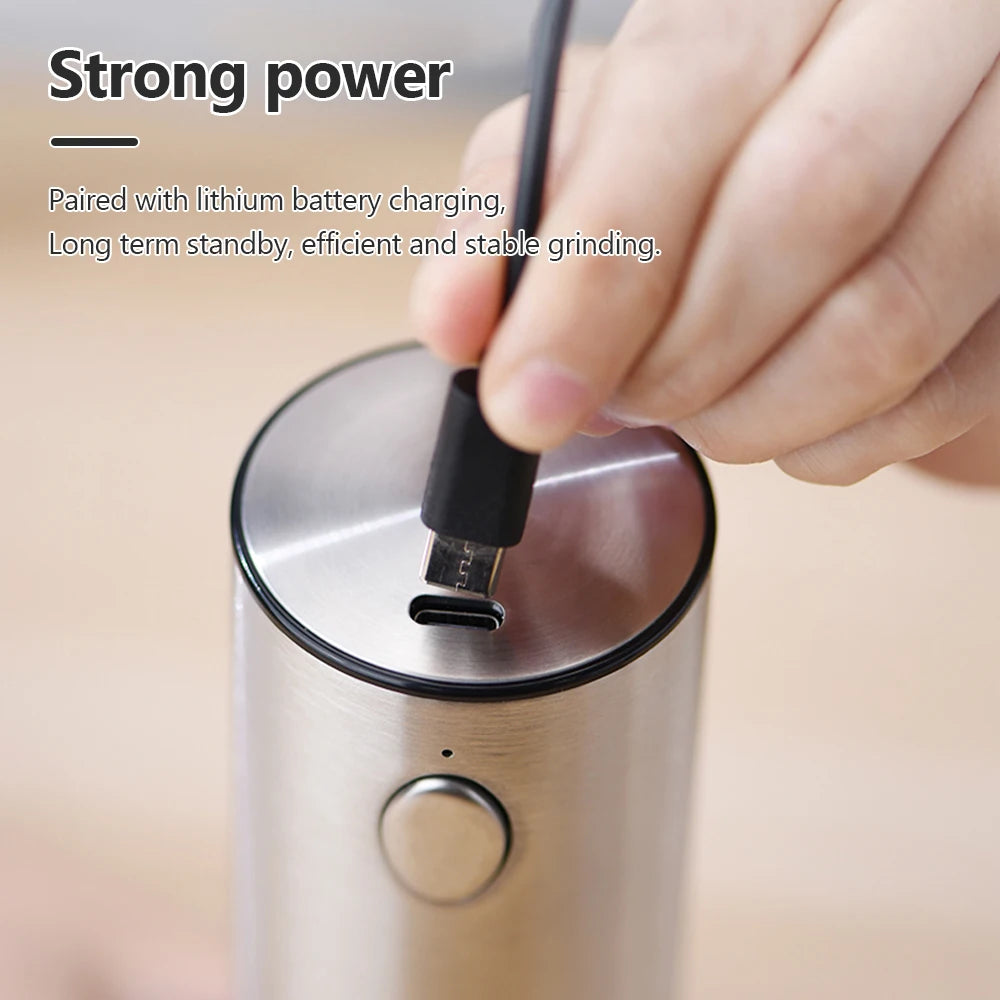 Electric Pepper Grinder Stainless Steel Salt And Pepper