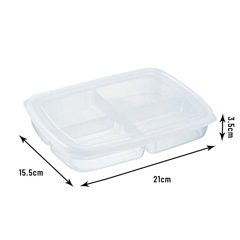 1pc Transparent Four Grid Refrigerator Large Capacity Storage Box Frozen Meat Compartment Food Sub-packed Kitchen Tools